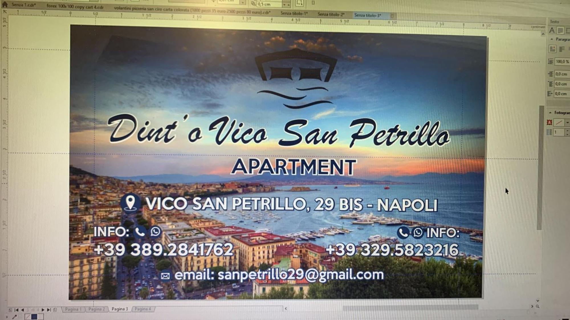 Апартаменты Dint ' O Vico San Petrillo Неаполь Экстерьер фото